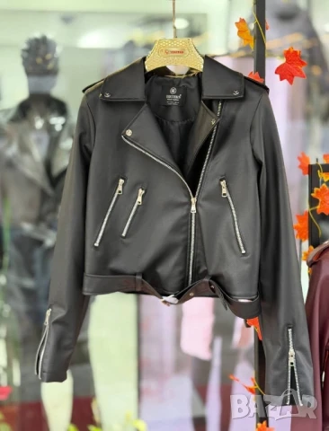 кожено яке , снимка 3 - Якета - 51174035