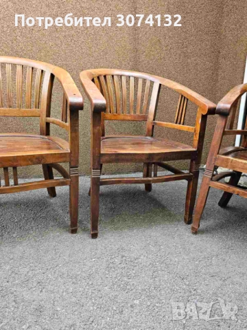 Трапезни столове с подлакътници, снимка 3 - Столове - 52879092