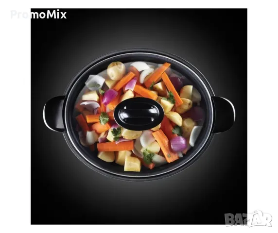 Уред за бавно готвене Russell Hobbs 22750-56 Maxicook Slow Cooker 6л 200W Съд за готвене с капак, снимка 6 - Мултикукъри - 49530412