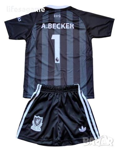 Детско - юношески вратарски футболен екип Ливърпул А. Бекер Liverpool Becker