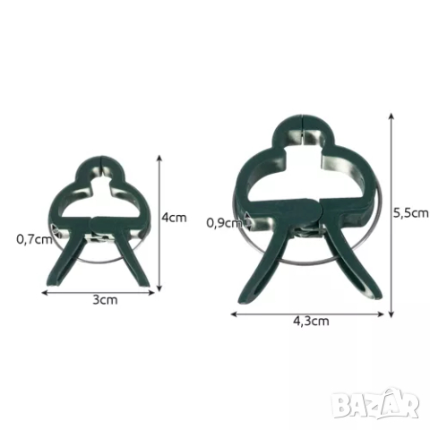 Щипки за домати / Щипки за растения - 108бр. - два размера, снимка 2 - Други - 45006298