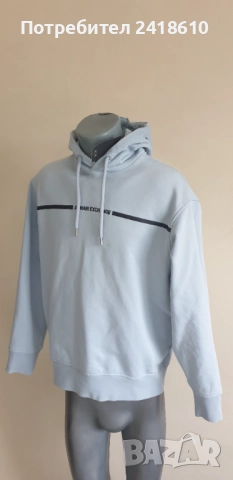 Armani Exchange A/X Milano Cotton  Oversize Mens Size S / M НОВО! ОРИГИНАЛ! Мъжкo Худи!, снимка 10 - Спортни дрехи, екипи - 52350657