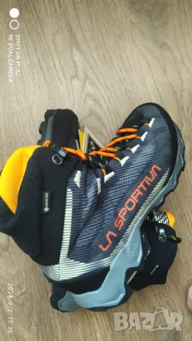 La Sportiva Aequilibrium Hike GTX Carbon/Papaya , снимка 9 - Спортни обувки - 47104889