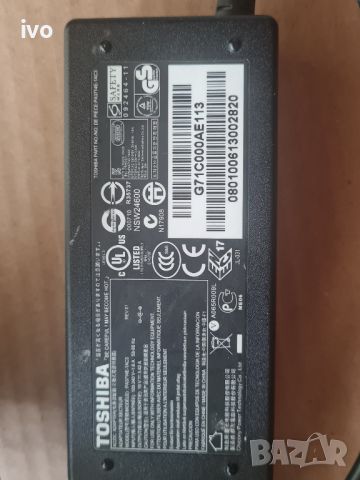 toshiba 19v 3.42a 65w, снимка 5 - Лаптоп аксесоари - 46289655