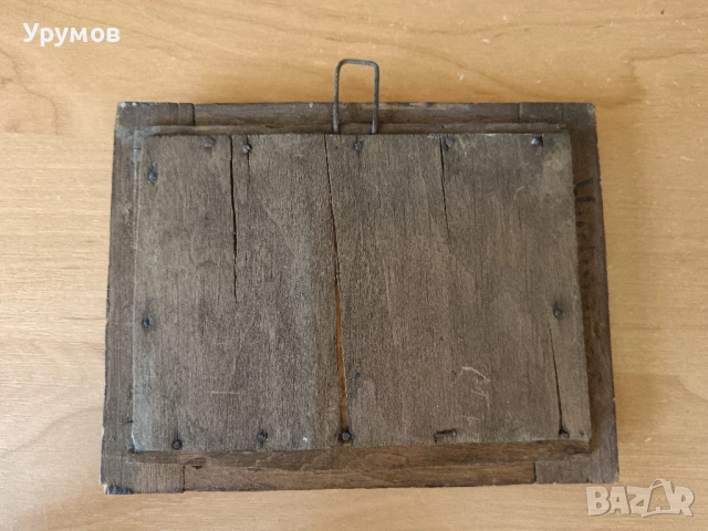 Антикварна рамка за снимки Tramp Art, снимка 6 - Антикварни и старинни предмети - 53934877