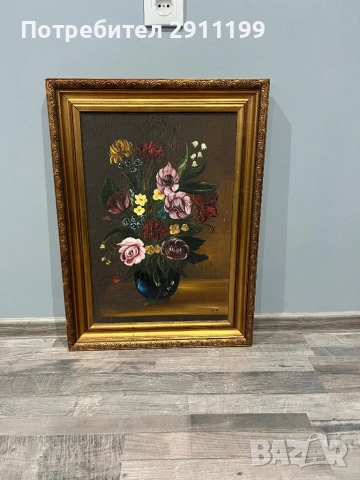 Маслена картина – цветя