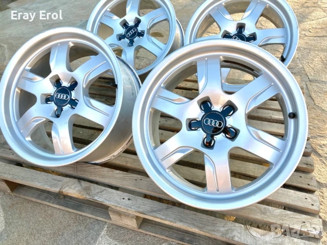 17 джанти 5х112 Audi А3 А4 А5 А6 A7 A8 Q2 Q3 Q5 5х112 Ауди А3 А4 А5 А6 А8 Оригинал, снимка 3 - Гуми и джанти - 49612508