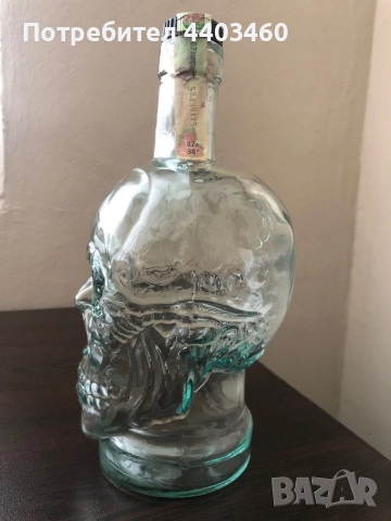 Бутилка Череп от Арменски коняк 0,7л, снимка 2 - Декорация за дома - 52464044