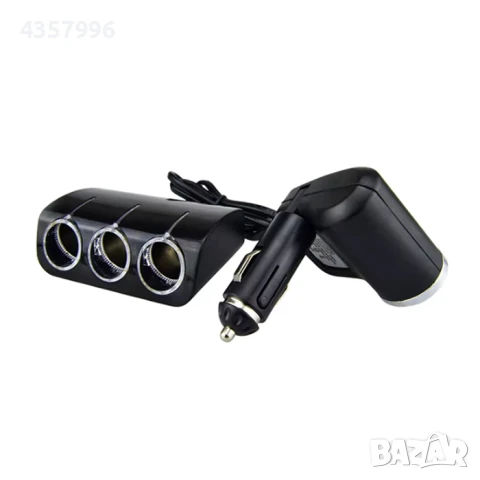 Разклонител за запалка с 4 гнезда и 1 USB, 1528, снимка 3 - Аксесоари и консумативи - 50463020