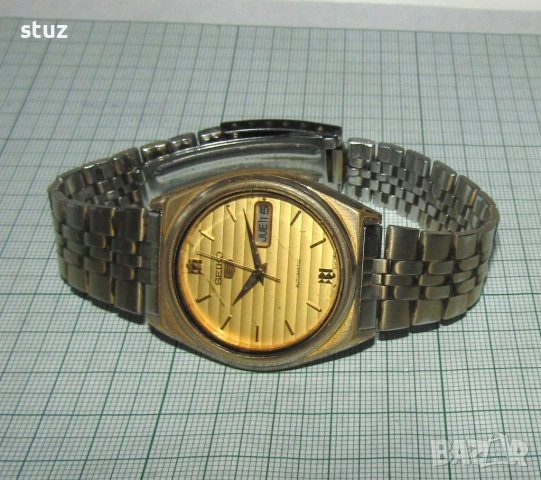 Мъжки часовник Сейко, самонавиващ, снимка 6 - Антикварни и старинни предмети - 54167521