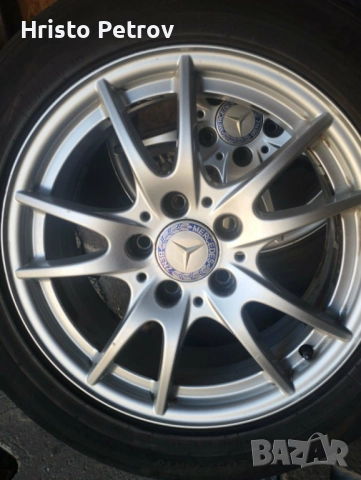 Летни гуми с джанти Мерцедес В класа,втора употреба, снимка 7 - Гуми и джанти - 52530195