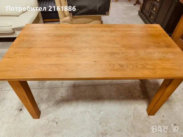 Дъбова трапезна маса , снимка 4 - Маси - 50411842