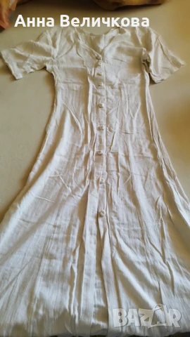 Продавам ленени панталони и рокля до 20 лв, снимка 9 - Панталони - 51407084