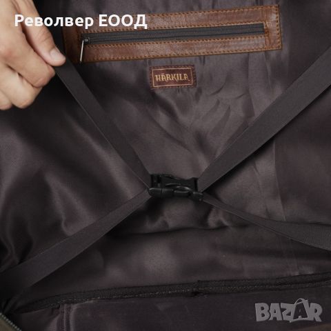 Чанта Härkila weekend bag в цвят Warm olive, 30Л, снимка 4 - Екипировка - 45287662