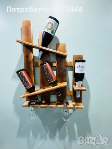 Стойка за вино, снимка 7 - Етажерки - 52711623