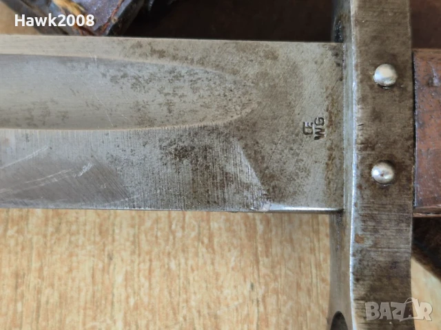 Щик Манлихер М 95 кания лопус нож ятаган сабя кама кинжал , снимка 8 - Антикварни и старинни предмети - 50911043