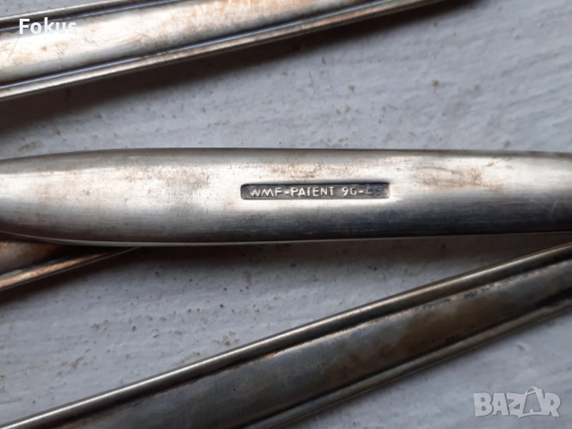 Комплект луксозни маркови дебело посребрени лъжици WMF, снимка 4 - Антикварни и старинни предмети - 53498711