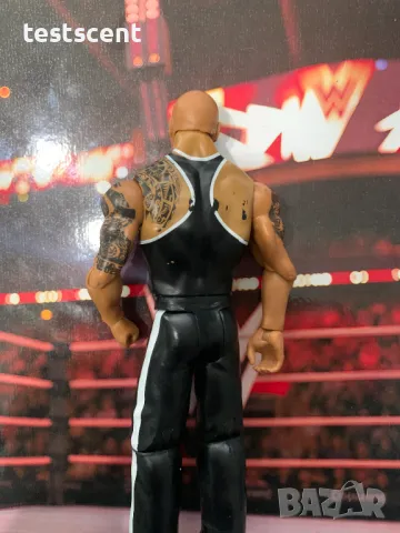 Екшън фигура WWE The Rock Скалата The Final Boss Basic mattel People's Champ figure играчка, снимка 7 - Други - 48829930