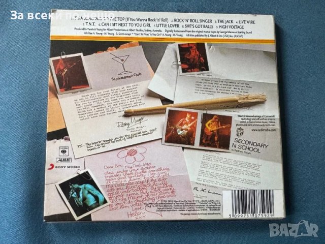 Оригинален диск AC/DC - High Voltage (Gold Vinyl), снимка 3 - CD дискове - 50114957