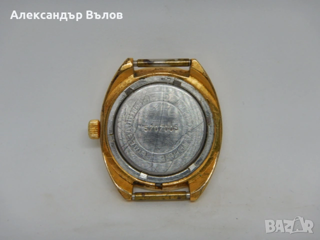 Стар Позлатен Часовник Заря Дамски 10 микрона, снимка 4 - Антикварни и старинни предмети - 53185068