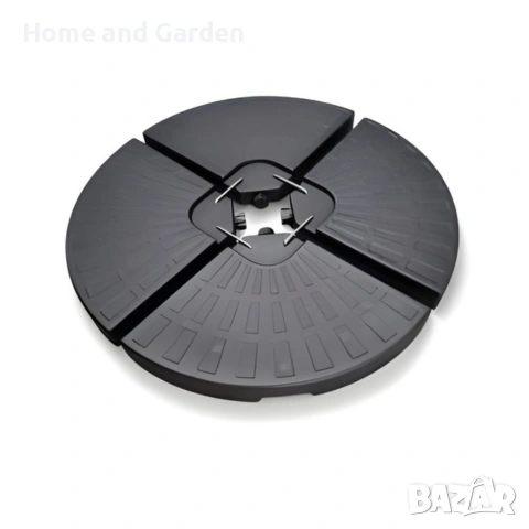 Основа за конзолен градински чадър — 4 броя тежести, UV защита, снимка 5 - Градински мебели, декорация  - 53896039