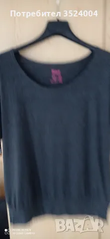 Нова  памучна блуза с паднал ръкав на немска фирма, снимка 1 - Тениски - 49690680