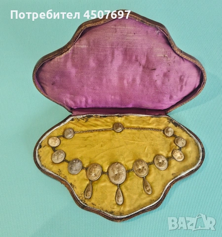 Викторианско колие от лава камея., снимка 14 - Колиета, медальони, синджири - 53859009