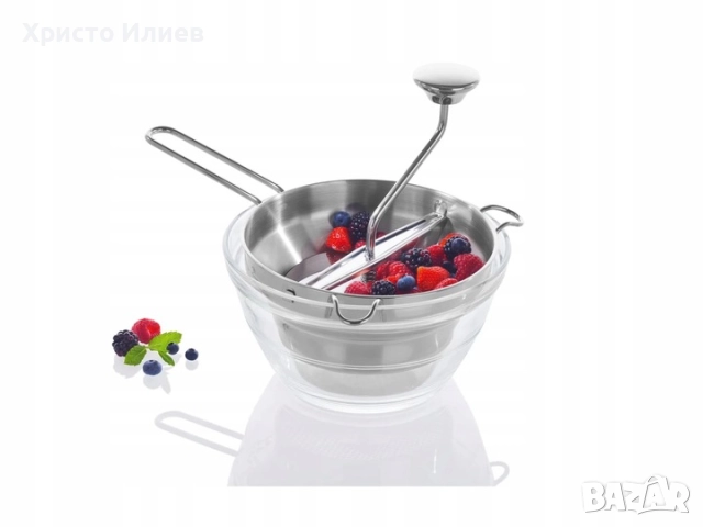  Ренде Мелничка за зеленчуци Уред за пасиране мелничка за пасиране, снимка 3 - Други стоки за дома - 52320993