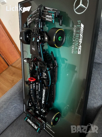 LED рамка за стена за LEGO F1 Модел Мерцедес, снимка 3 - Други - 53439834