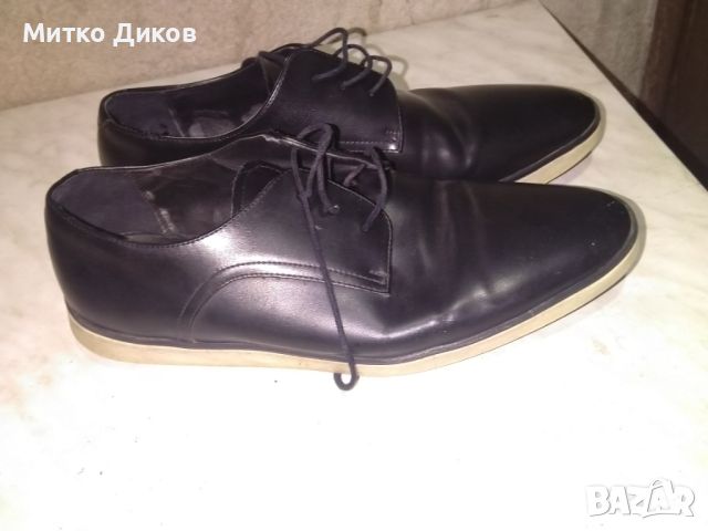 Мъжки обувки естествена кожа леки маркови на Зара Мен №40 стелка 255мм, снимка 4 - Ежедневни обувки - 45607817
