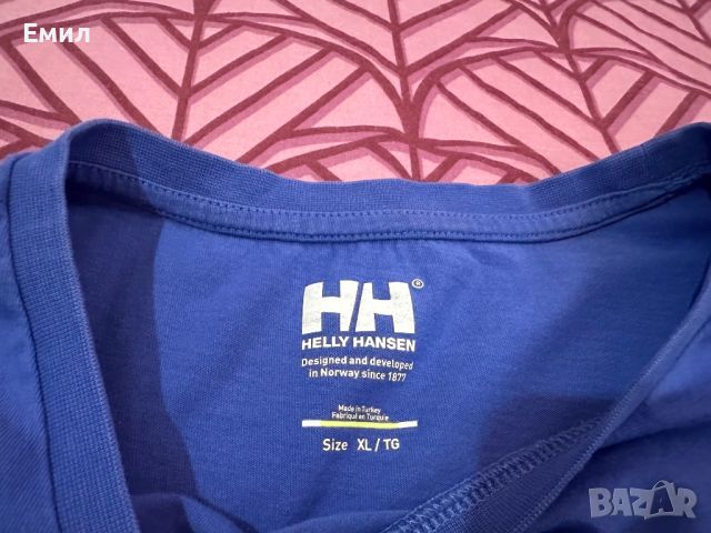 Тениска Helly Hansen Logo T-Shirt, Размер XL, снимка 5 - Тениски - 46135084