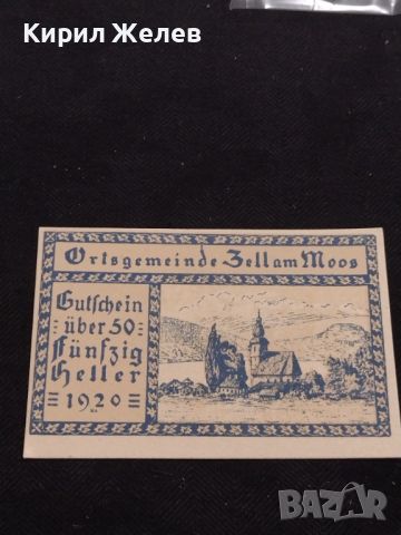 Банкнота НОТГЕЛД 50 хелер 1920г. Австрия перфектно състояние за КОЛЕКЦИОНЕРИ 44978, снимка 4 - Нумизматика и бонистика - 45544609