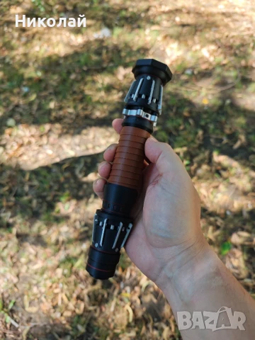 Светещ в тъмното Светлинен меч Rey Skywalker Lightsaber StarWars, снимка 6 - Други - 51323625