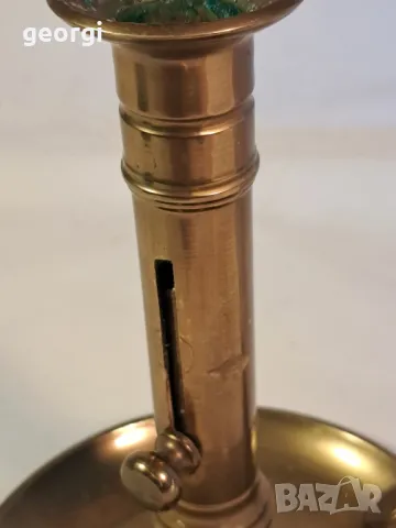 бронзов свещник    7/4, снимка 3 - Декорация за дома - 49854856