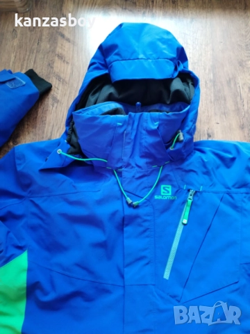 SALOMON Men's Iceglory ski jacket - мъжко ски яке КАТО НОВО L, снимка 2 - Якета - 52079847