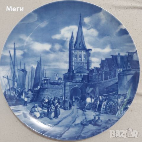 Колекционерска Декоративна Чиния City of Cologne Collectable Plate Porcelain 1977, снимка 1 - Декорация за дома - 45784596