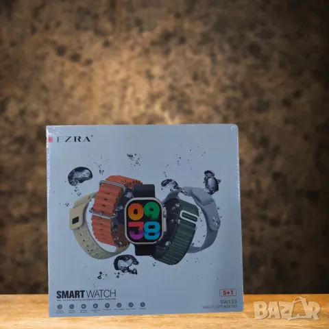 Стилен смарт часовник, Smart Watch Ezra, 5+1 SW, снимка 5 - Смарт часовници - 49242652