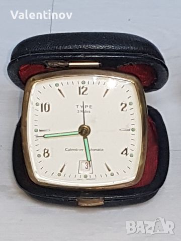 Четири старинни часовника- будилници- неработещи, снимка 6 - Антикварни и старинни предмети - 46228316