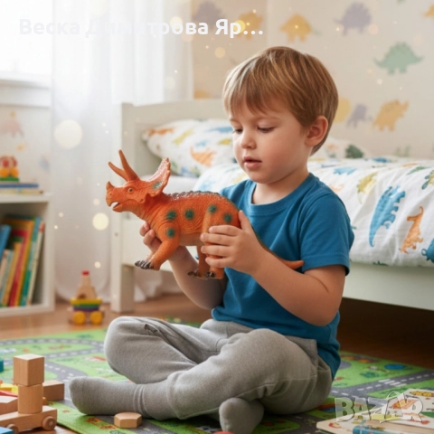 Детски комплект фигурки динозаври със звук – DINOSAUR ERA 6 броя, снимка 4 - Фигурки - 52578865