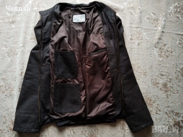Мъжко кожено яке FLORENCE'S LEATHER - размер XL/XXL, снимка 3 - Якета - 52954527