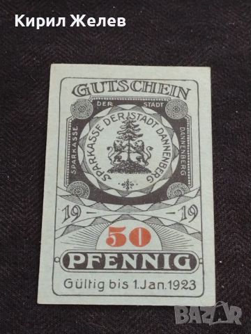 Банкнота НОТГЕЛД 50 пфенинг 1923г. Германия перфектно състояние за КОЛЕКЦИОНЕРИ 45043, снимка 2 - Нумизматика и бонистика - 45582125