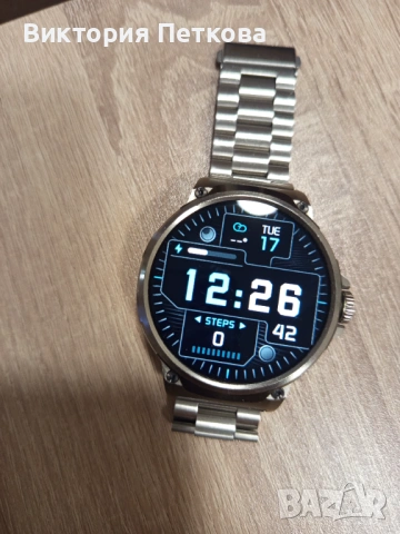 Смарт часовник v69 метален мъжки, снимка 3 - Мъжки - 53875110