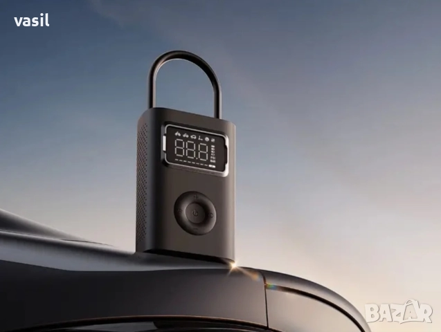 Преносим електрически компресор Xiaomi 2 Pro – мощен, компактен, с LED светлина, снимка 3 - Аксесоари за велосипеди - 52952485