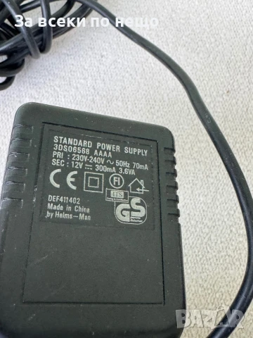 Оригинално зарядно Alcatel 3DS06568 12v 300MA 3.6vA, снимка 5 - Оригинални зарядни - 50477956