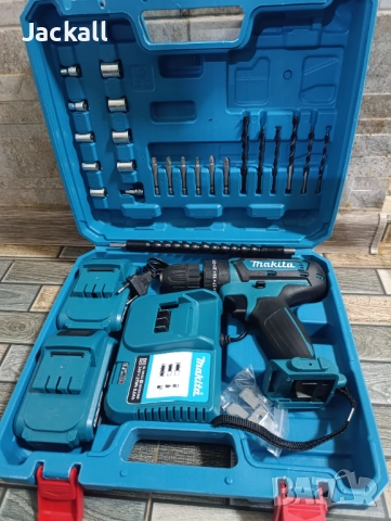 Акумулаторен Винтоверт 24v XR Dewalt Makita с комплект принадлежности верижен трион Makita, снимка 9 - Куфари с инструменти - 41950043