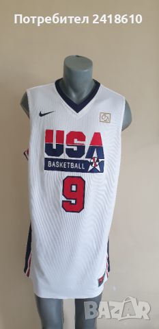 Nike Jordan #9 USA Dream Team 1992 Mens Size L ОРИГИНАЛ! МЪЖКИ Баскетболен ПОТНИК!, снимка 8 - Спортни дрехи, екипи - 45843305