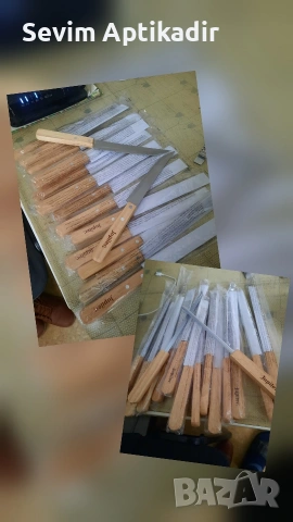 Комплект ножове с точила за месо, снимка 3 - Други - 53666451