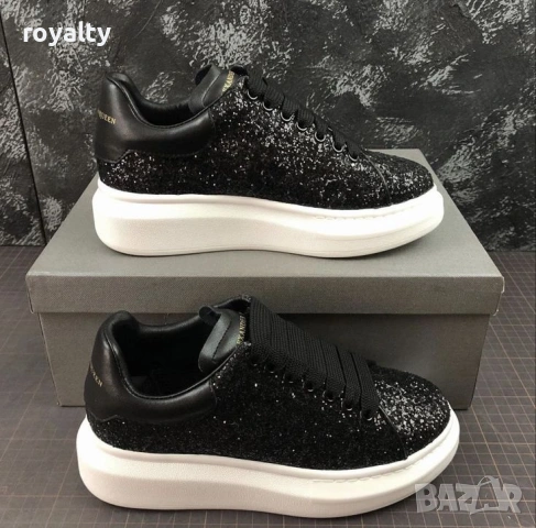 Alexander McQueen Нови Дамски Маратонки с Камъни 36-40 Номер с Кутия 