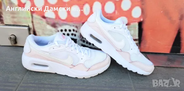 Английски оригинални дамски маратонки -Nike,с естествена кожа и плат, снимка 5 - Маратонки - 49934867