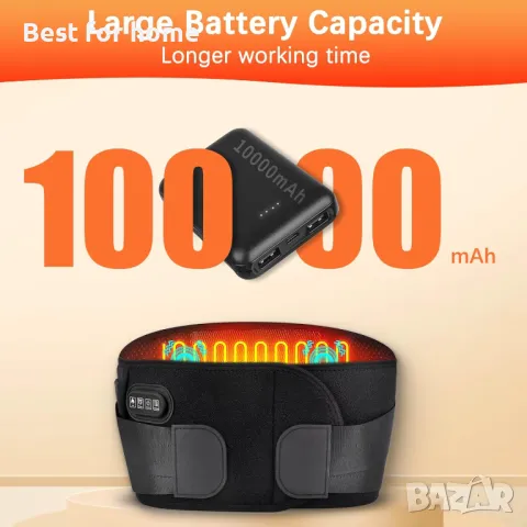 Изключително голяма 60-инчова безжична нагревателна подложка за гръб , снимка 2 - Друга електроника - 50180069